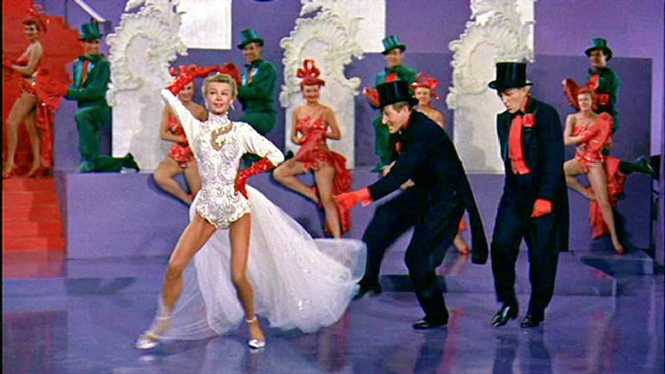 A Vintage Nerd, The Haynes Sisters, White Christmas 1954, White Christmas Edith Head, Edith Head Fashions, White Christmas Costumes, White Christmas Fashion, Old Hollywood Film Fashion, Rosemary Clooney, Vera-Ellen