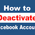 How to Get Deactivate Facebook Account