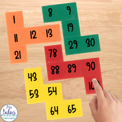 Help students interact with number patterns and number order as they put together this hundred chart puzzle.