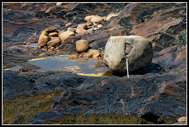 Nova Scotia; Gaff Point; Rocks; Boulder