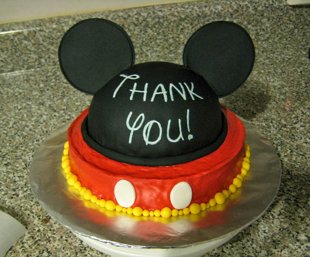 Mickey Mouse Ears Teacher Appreciation Cake 2