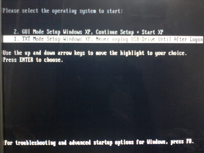 Install Windows XP Using USB Flash Drive