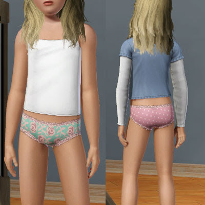 Laceedged panties for girls by Helaene Download at Helaene