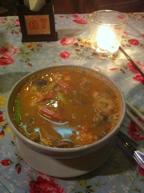 Tom yum soup, Sawadee, Rambuttri, Bangkok