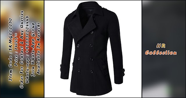 Front Buttons Coats Price 1400 SKMG000050
