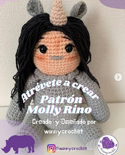 PATRON GRATIS MUÑECA UNICORNIO AMIGURUMI 55238