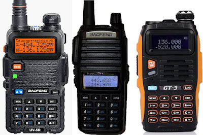 baofeng uv5r dual band two way radio black