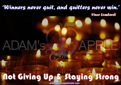 Not Giving Up & Staying Strong Adams Apple Club Chiang Mai