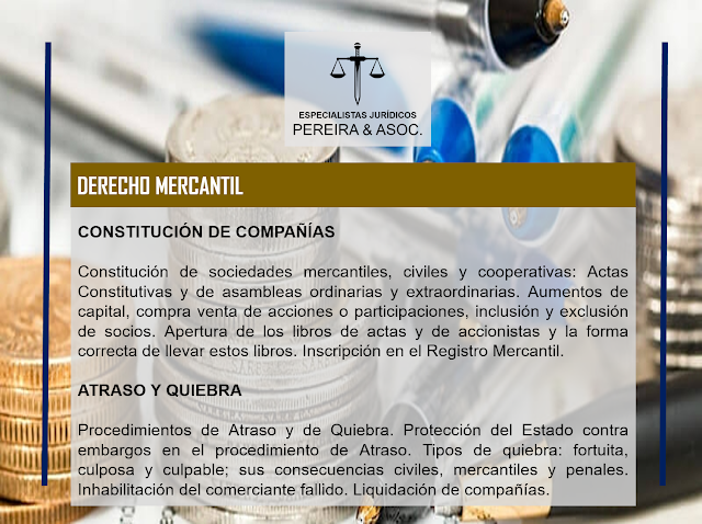 Servicios Legales. Derecho Mercantil 2
