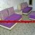 Sofa Minimalis type 2.2 + Meja + Bantal Kain bebas Pilih