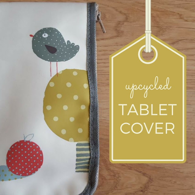 Upcycled tablet cover