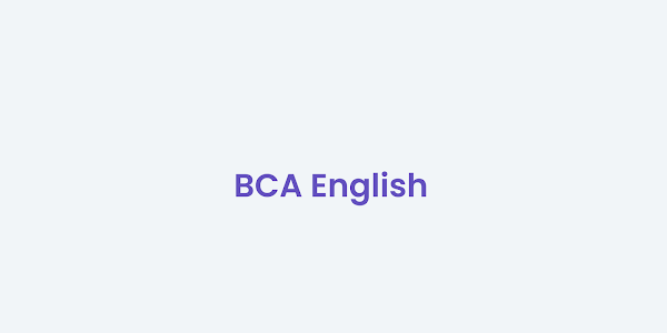 BCA TU English - I Task 10 Solution (A)