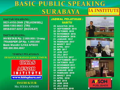 Sekolah Public Speaking Surabaya 2016 2017