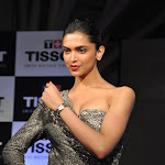 Deepika Padukone Sexy Cleavage Show At The Launch Of Tissot Watches