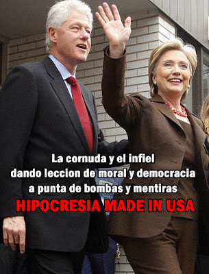 Resultado de imagen de culpar a Hillary Clinton por los escándalos sexuales de bill clinton