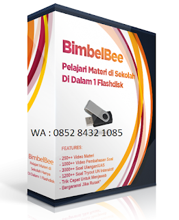 Bimbelbee tingkat SD kursus sukses UN digital pustaka lebah