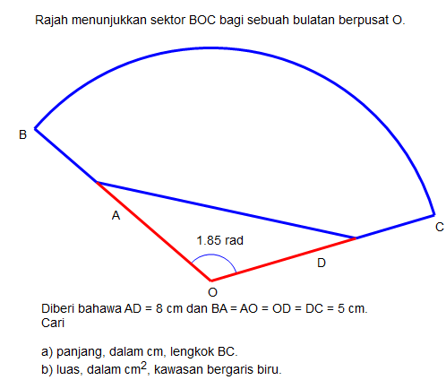 Add Math dan Anda !!: Luas Sektor bagi Sebuah Bulatan