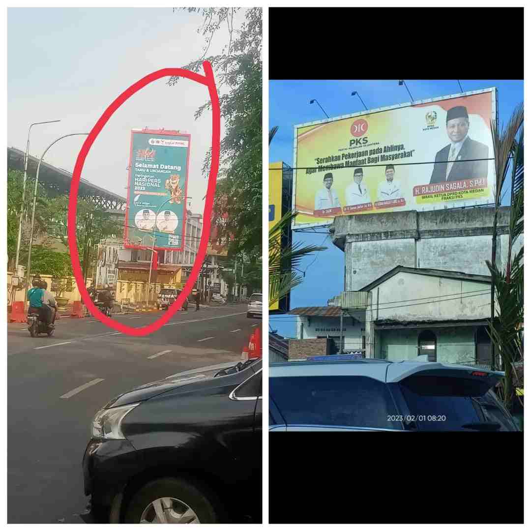 DPRD Medan Desak Walikota Medan Tertibkan Reklame Tidak Berizin