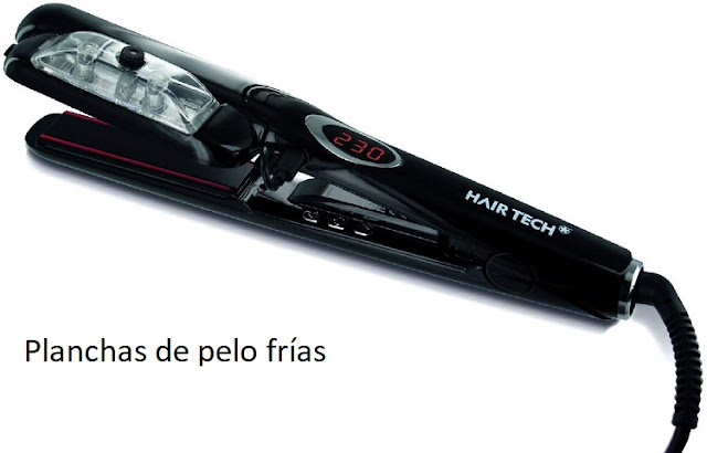 Plancha de cabello con hielo