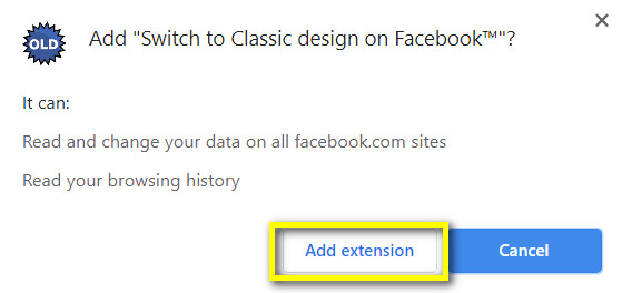 Switch To Classic Facebook Extension