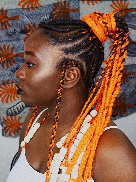 34 Latest Tribal Braided Ponytail Hairstyles for Black Hair To copy In 2019