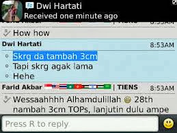 testimoni tinggi badan