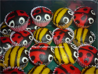 Lyn at homebakery: Tempahan Apam Polkadot/ladybird/bees 