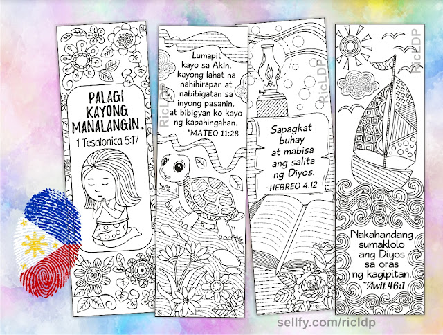 Filipino Bible Coloring Markers