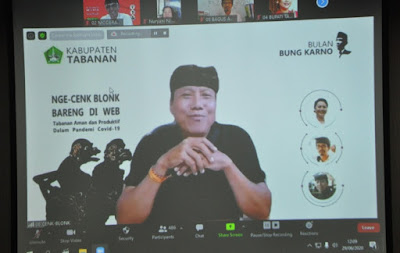 Pemkab Tabanan Gelar Webinar Nge-Ceng Blonk Bareng Di Web