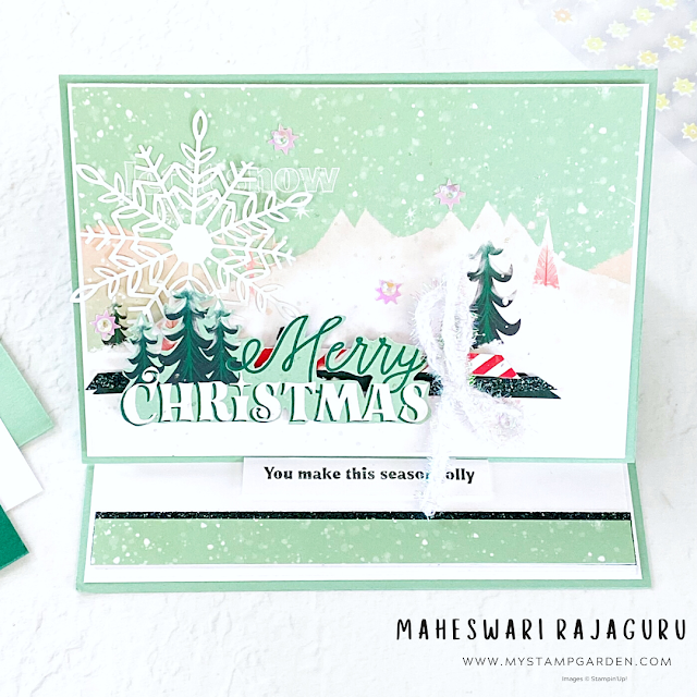 #stampinupaustralia #maheswarirajaguru #christmascards #cardclass