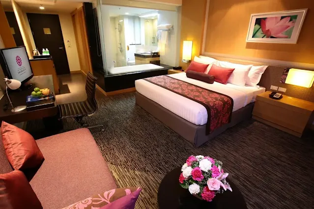 Bed and sofa