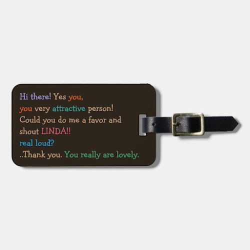 Hi There.. Could You Shout.. | Funny Luggage Tag