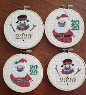 Covid Christmas ornaments