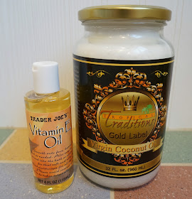 Vitamin E Oil and Coconut Oil for lotion recipe