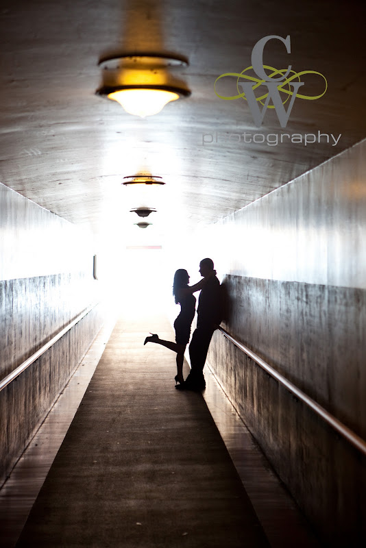 engagement portrait, Union Station los angeles