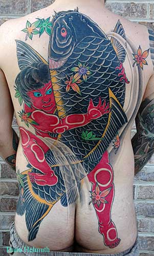 tattoos of fish. tattoos of fish. koi fish