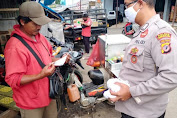 Jajaran Polsek Taraju Giat Operasi Yustisi di ." Kami Akan Terus Ingatkan,.."