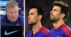 Koeman reveals the important Pique and Busquets for Barcelona despite their deep form