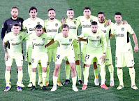 CLUB ATLÉTICO DE MADRID. Temporada 2020-21. Oblak, Savic, Saúl, Mario Hermoso, José María Giménez, Koke, Luis Suárez. Trippier, Ángel Correa, Marcos Llorente, Carrasco. GETAFE C. F. 0 CLUB ATLÉTICO DE MADRID 0. 13/03/2021. Campeonato de Liga de 1ª División, jornada 27. Getafe, Madrid, estadio Coliseum Alfonso Pérez. GOLES: no hubo.