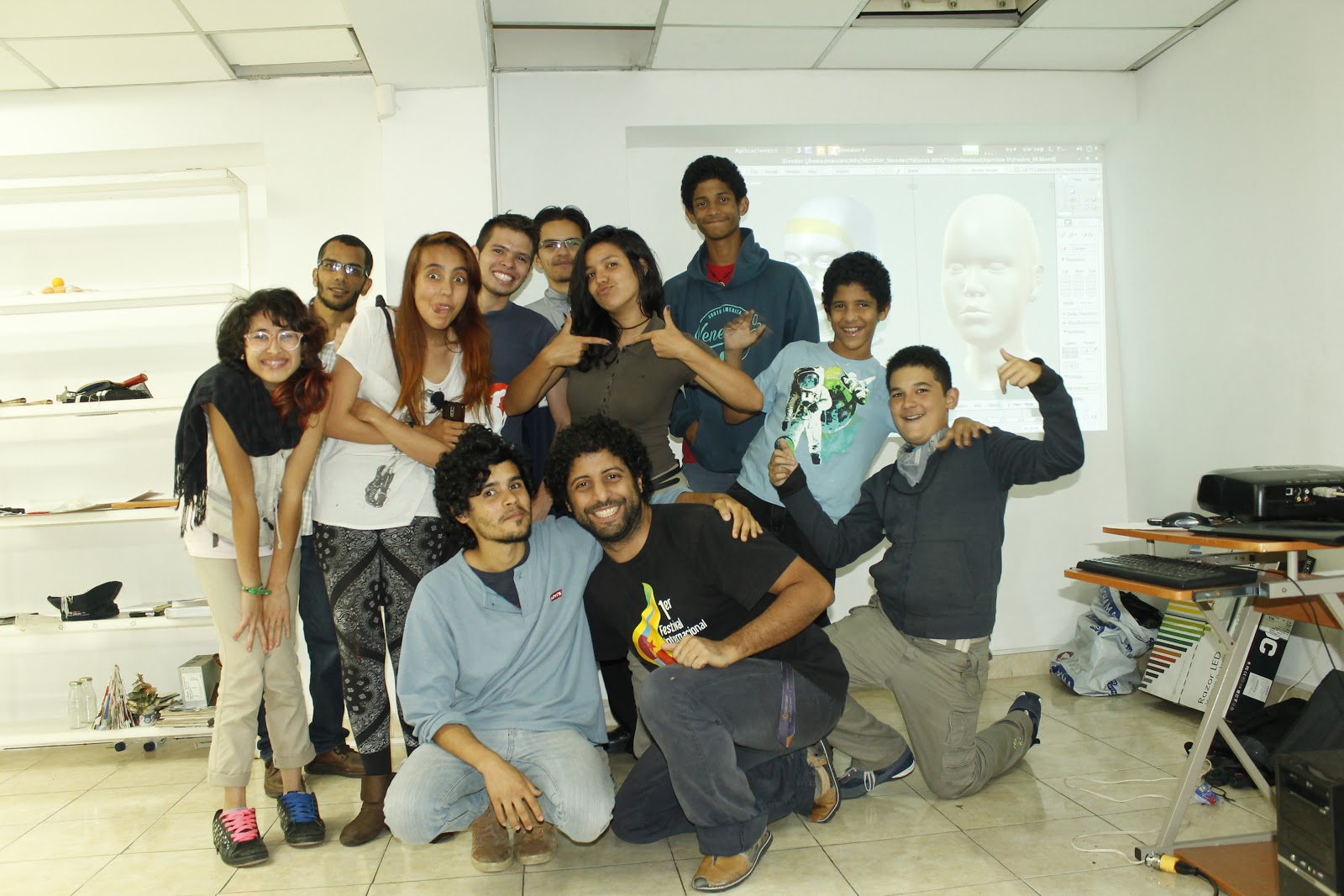 Talleres Blender en Mérida, 2016