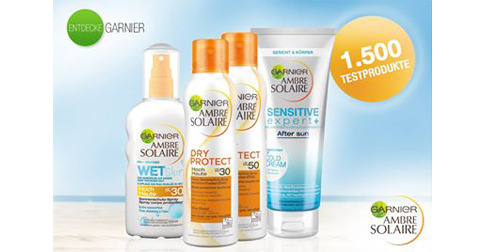  Gratis Testen Garnier Ambre Solaire