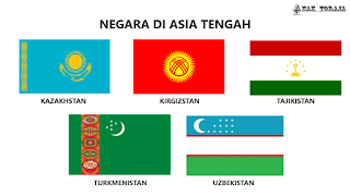 Bendera Negara Di Asia Tengah