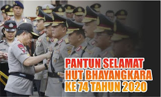 PANTUN HUT BHAYANGKARA Ke 74 Tahun 2020