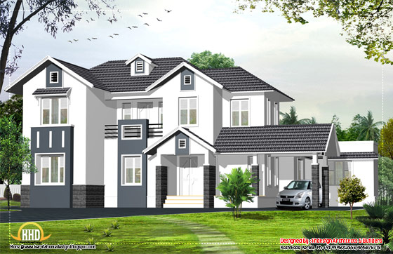 English style home - 2424 Sq. Ft. (225 Sq.M.) (269 Square Yards) - April 2012 