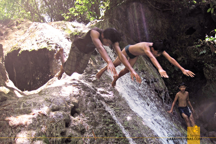 Diving in Tandem at Iligan City's Pampam Falls