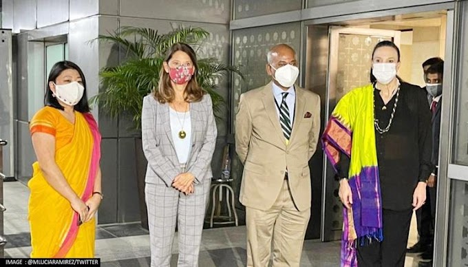 COLOMBIAN VICE PRESIDENT IN INDIA 