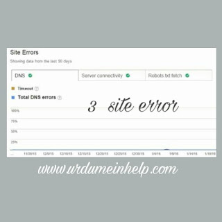 Webmaster-tool-site-errors