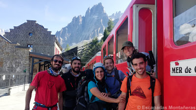 Estación del Tren Rojo de Montenvers