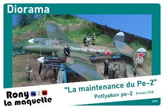 Diorama Petlyakov Pe-2,les photos.