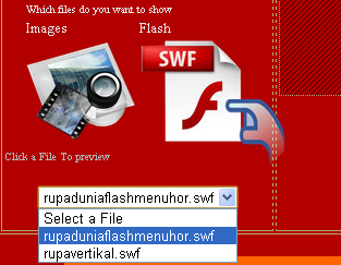 Cara buat dan pasang menu Flash Keren